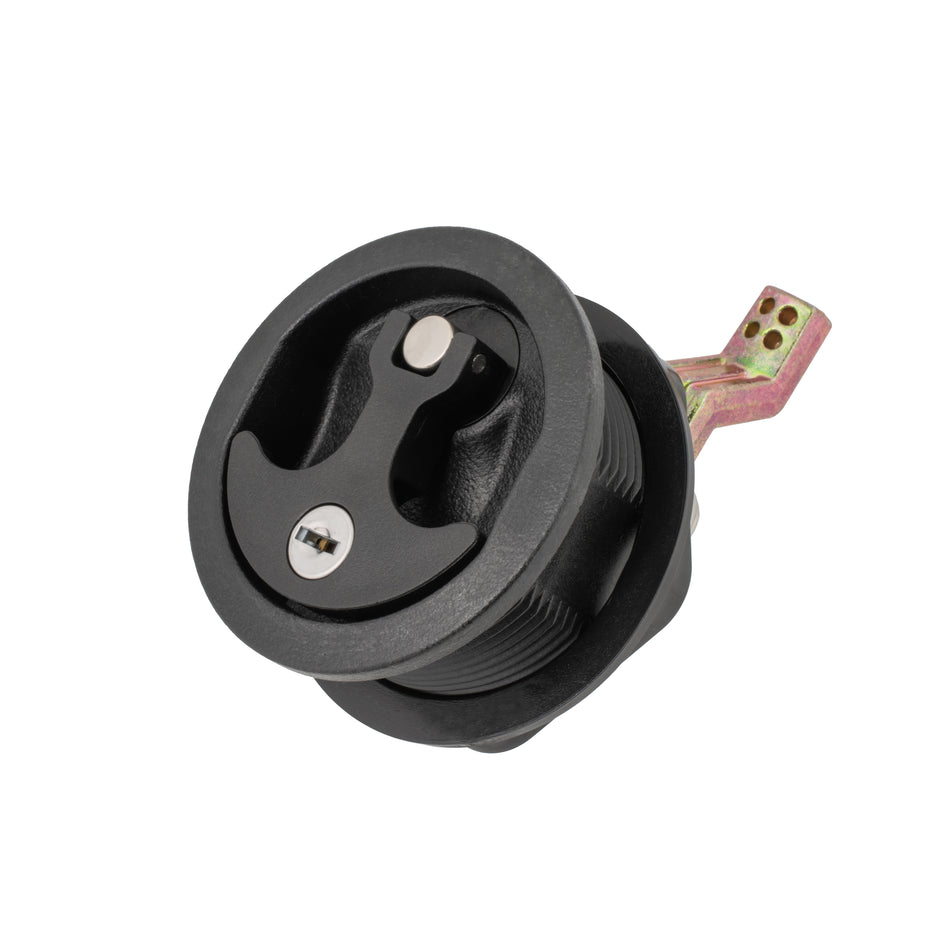 3" Black Nylon T-Style Compression Handle - Locking