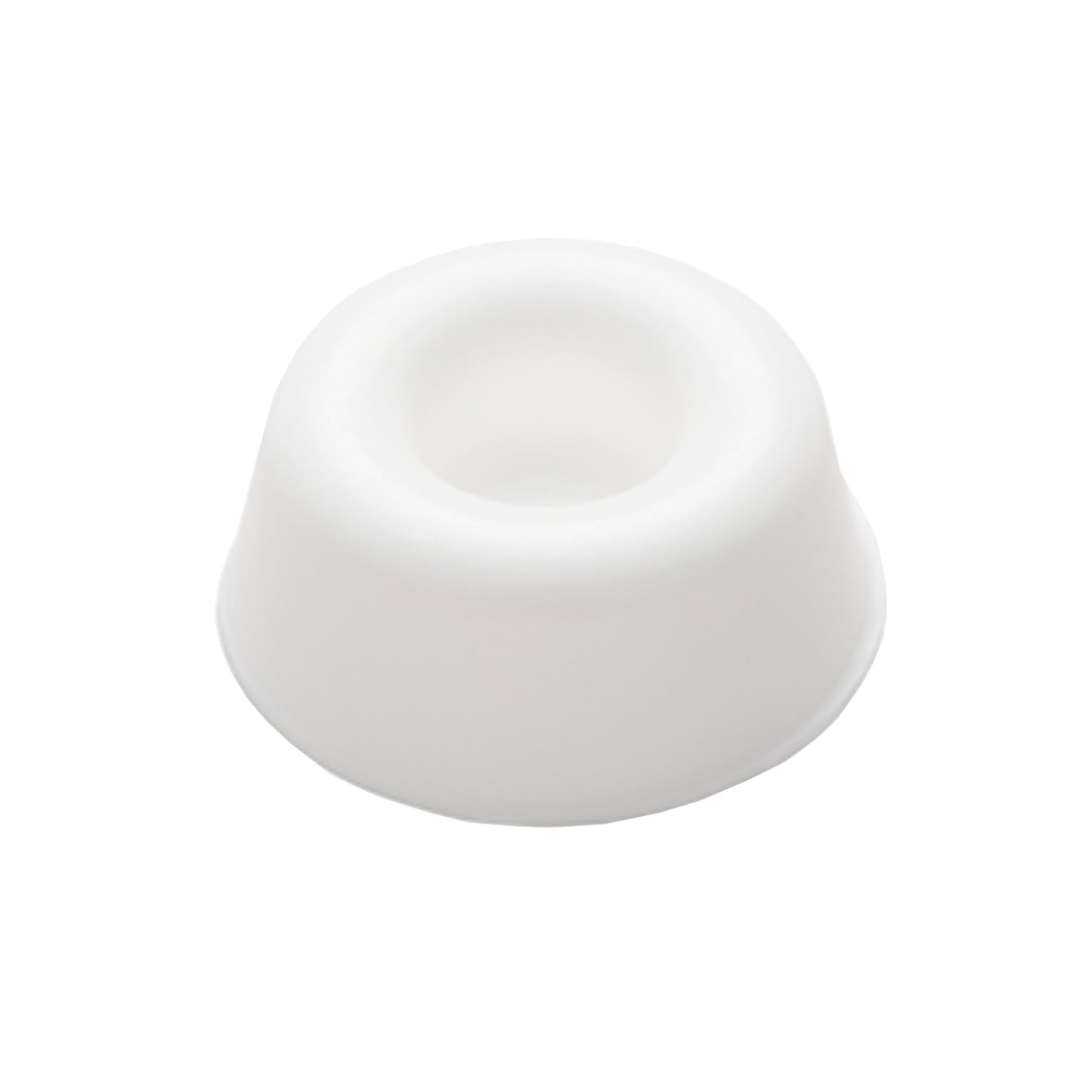 7/8" Round White Rattle Reducer