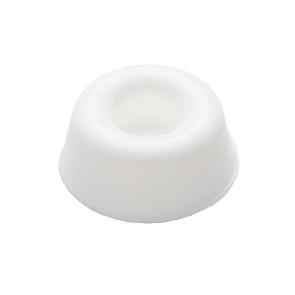 7/8" Round White Rattle Reducer