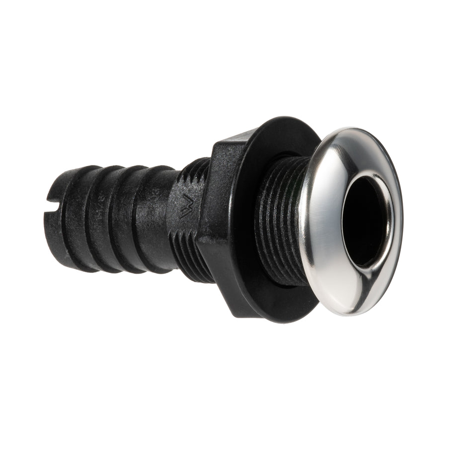 316 Stainless Steel & Nylon 1-1/8" Thru Hull