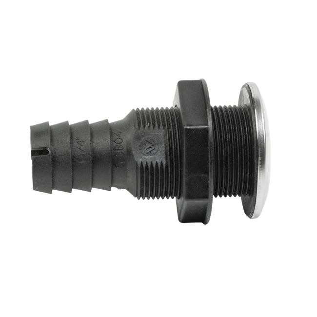 316 Stainless Steel & Nylon 1-1/4" Thru Hull