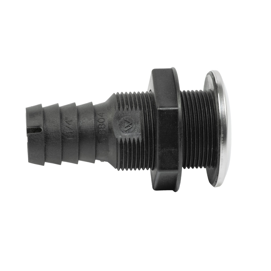 316 Stainless Steel & Nylon 1-1/4" Thru Hull