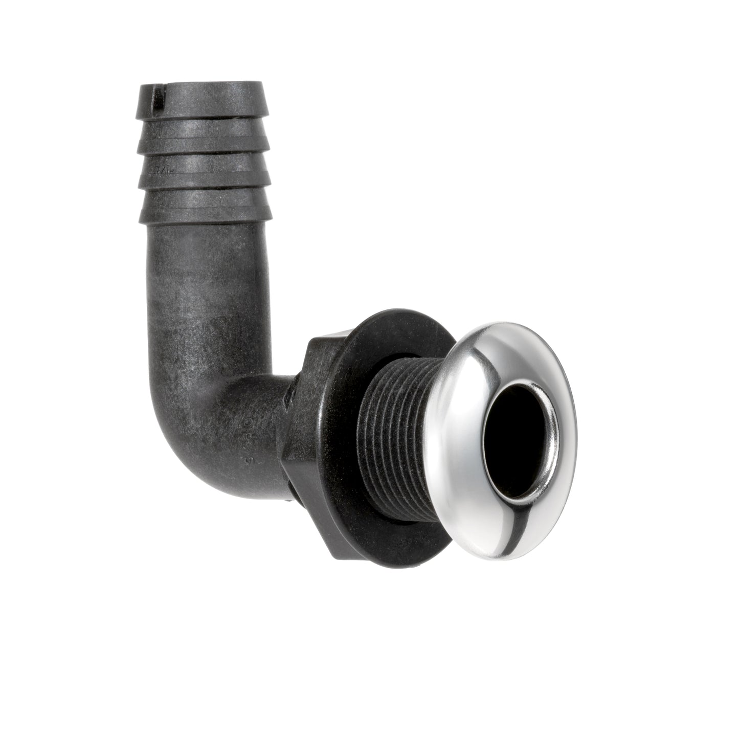 316 Stainless Steel & Nylon 90° 1-1/8" Thru Hull