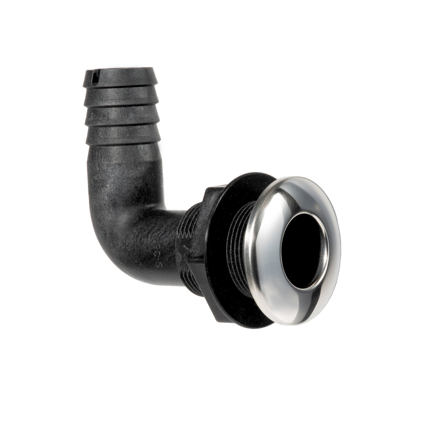 316 Stainless Steel & Nylon 90° 1-1/4" Thru Hull