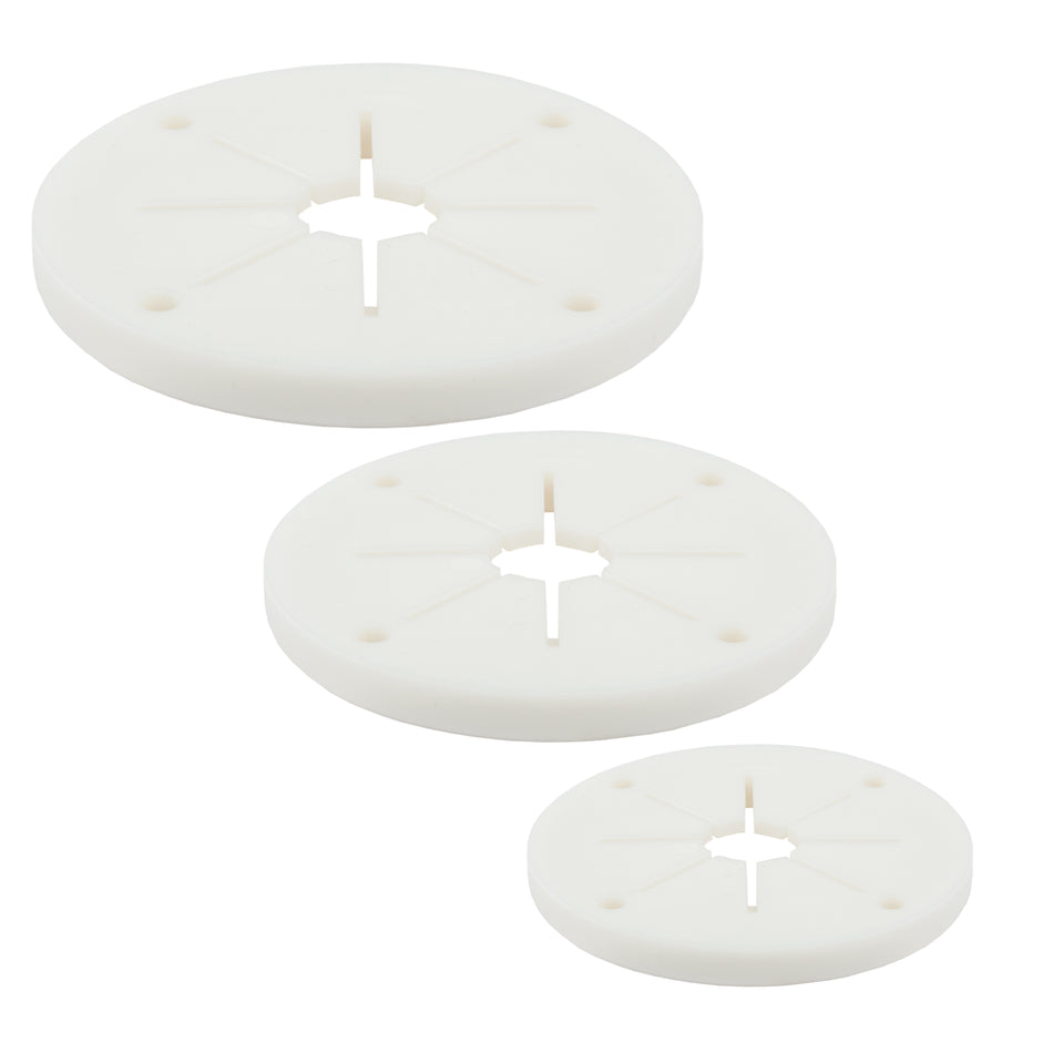 2-3/4" White Rubber Utility Grommet