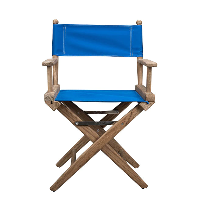 Directors Chair with Pacific Blue Sunbrella® Fabric Covers