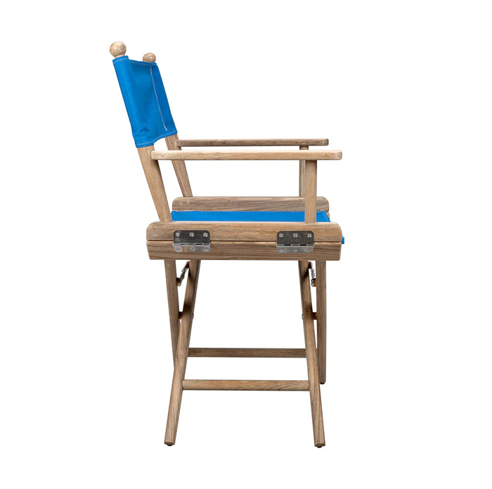 Directors Chair with Pacific Blue Sunbrella® Fabric Covers