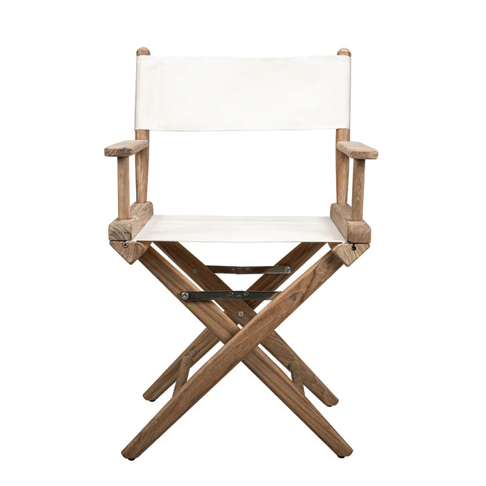 Directors Chair with Creme Sunbrella® Fabric Covers