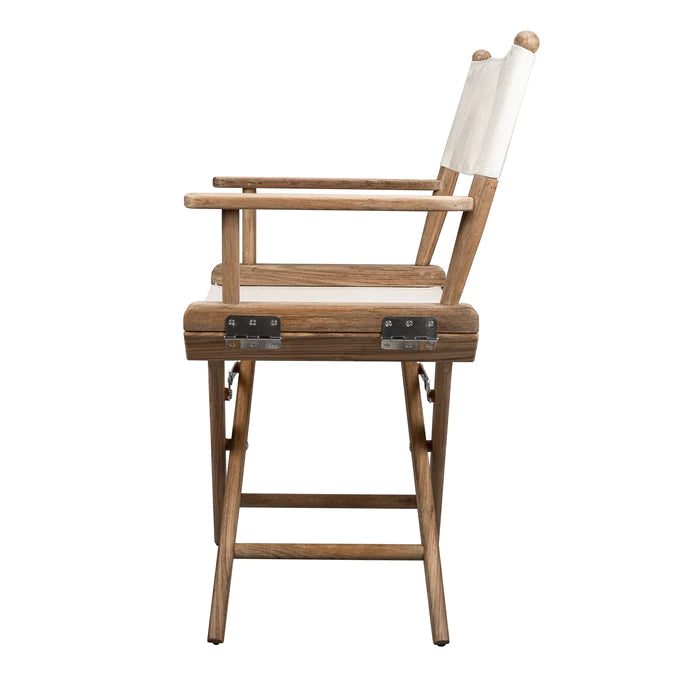 Directors Chair with Creme Sunbrella® Fabric Covers