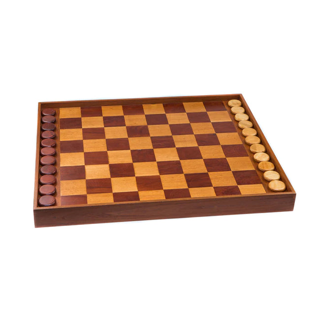 2 in 1 Backgammon/Checkerboard