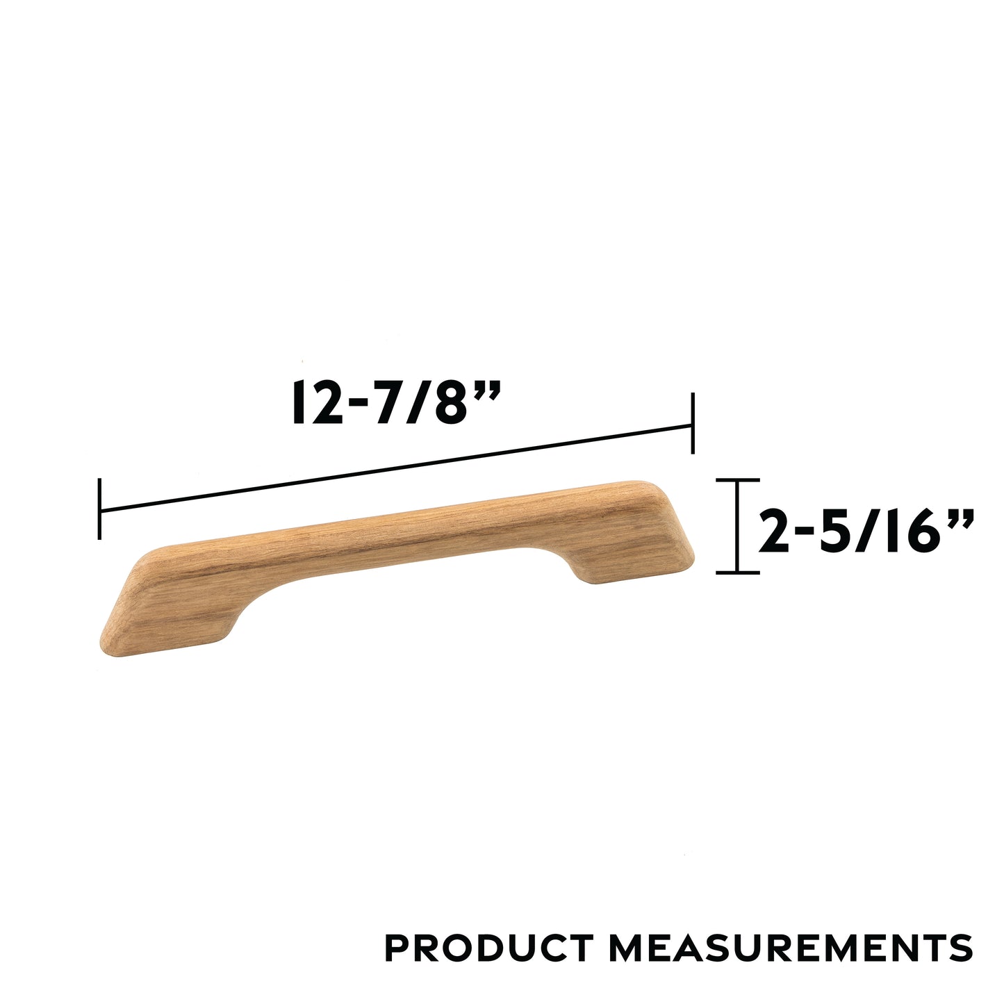 13" Premium Grade Teak 1 Loop Handrail
