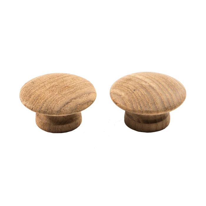 2" Premium Grade Teak Round Drawer Knob