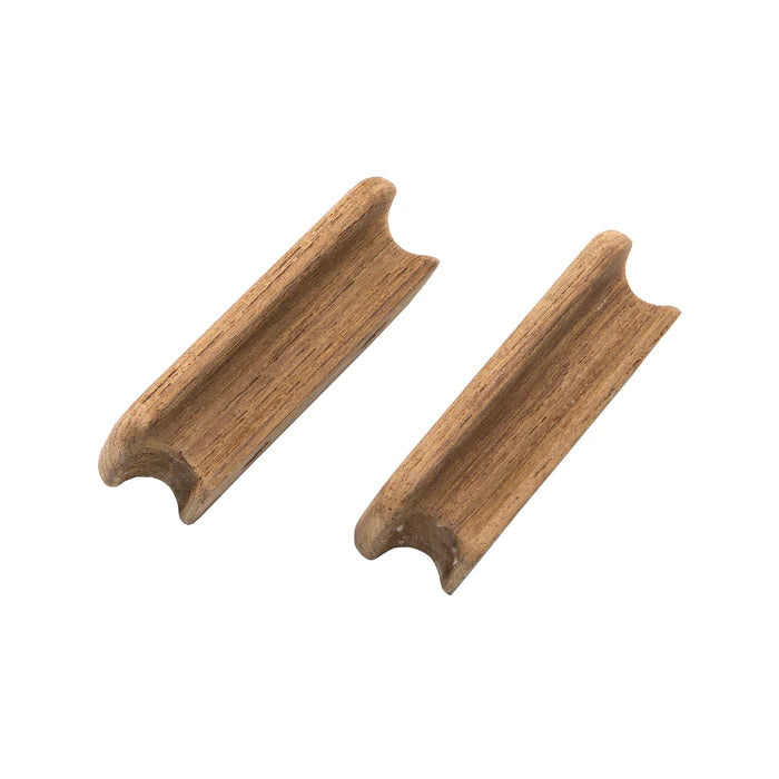Premium Grade Teak Surface Mount Rectangular Drawer Knob