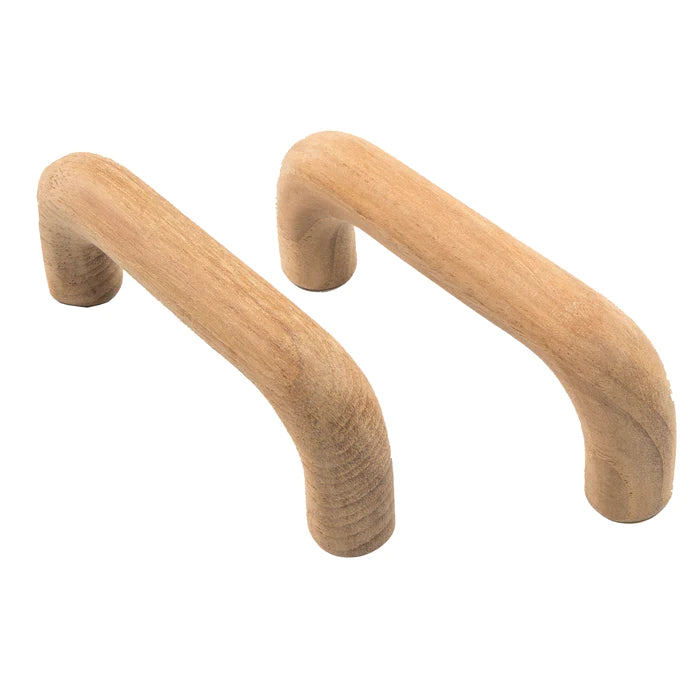 3-5/8" Premium Grade Teak Handle Drawer Pull