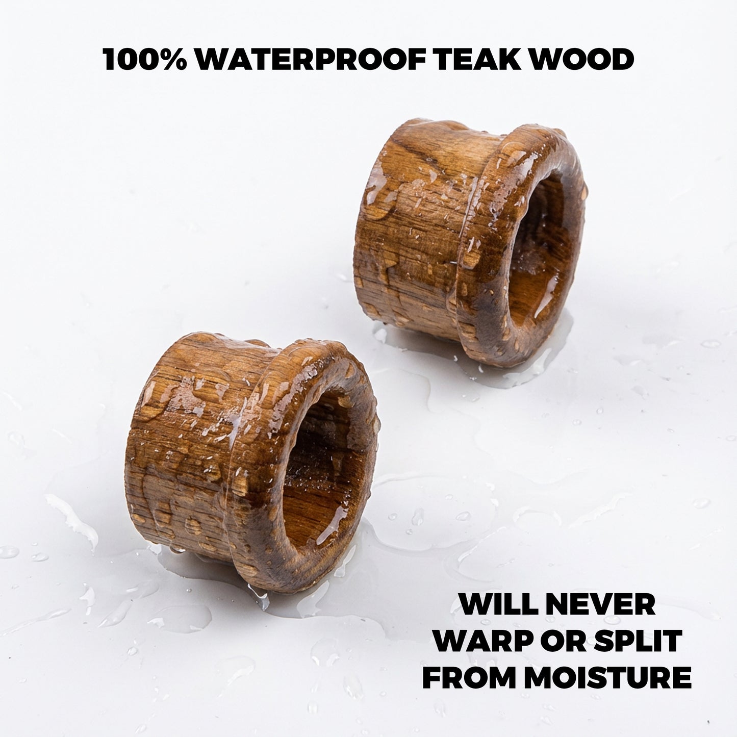 5/8" Premium Grade Teak Finger Pull