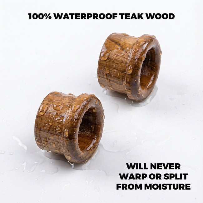 5/8" Premium Grade Teak Finger Pull