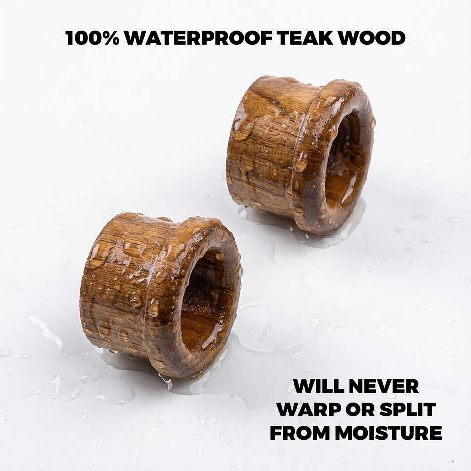 5/8" Premium Grade Teak Finger Pull