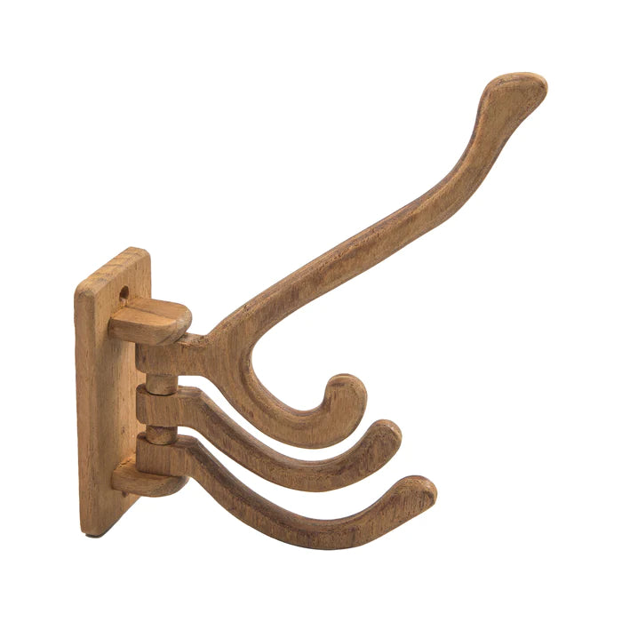 Premium Grade Teak Coat Hook