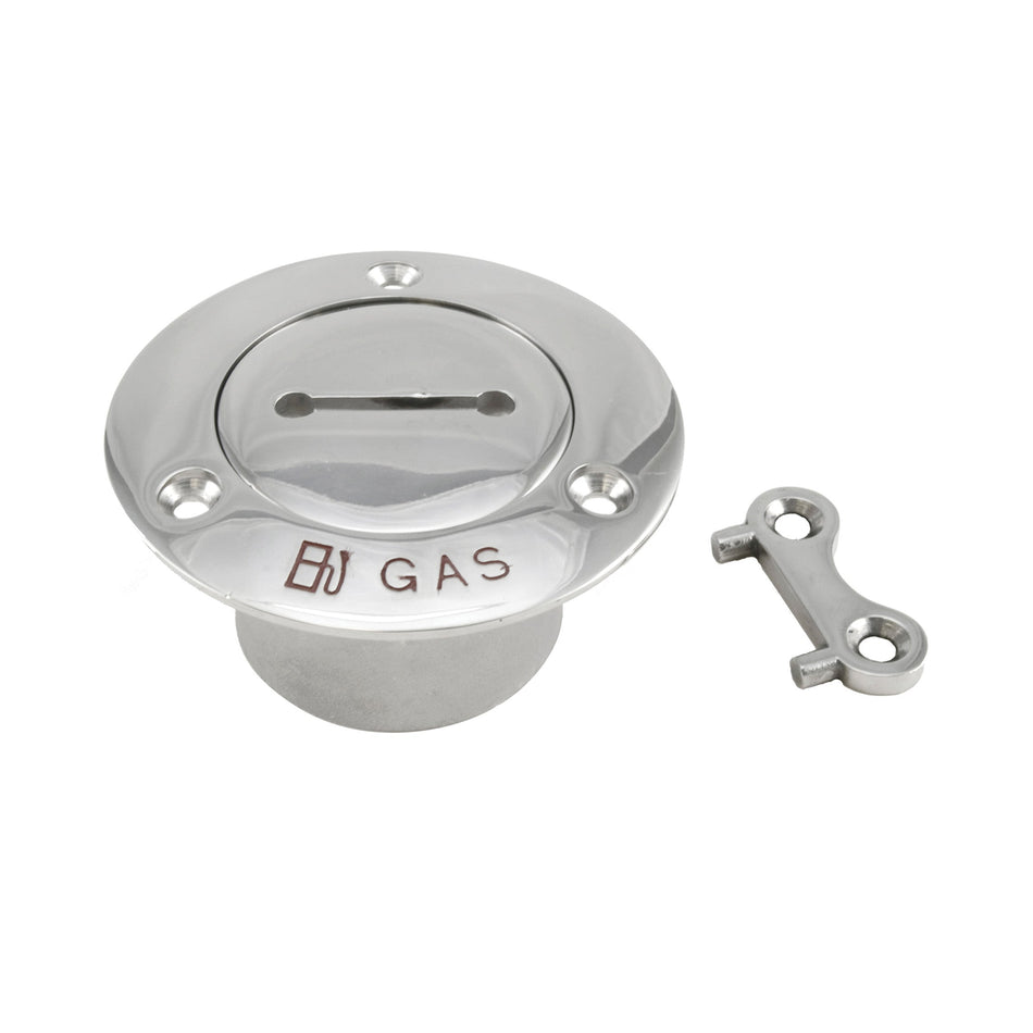 316 Stainless Steel Pipe Deck Fill with Key (Gas)