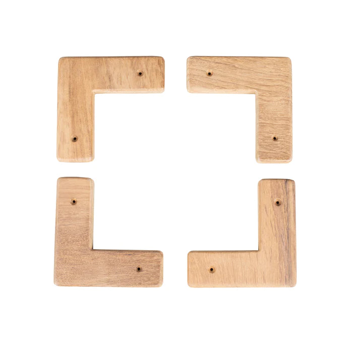 4-1/2" Premium Grade Teak Cooler/Box Chocks