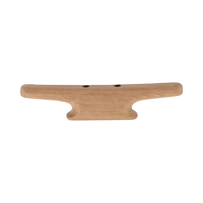 8" Premium Grade Teak Decorative Cleat