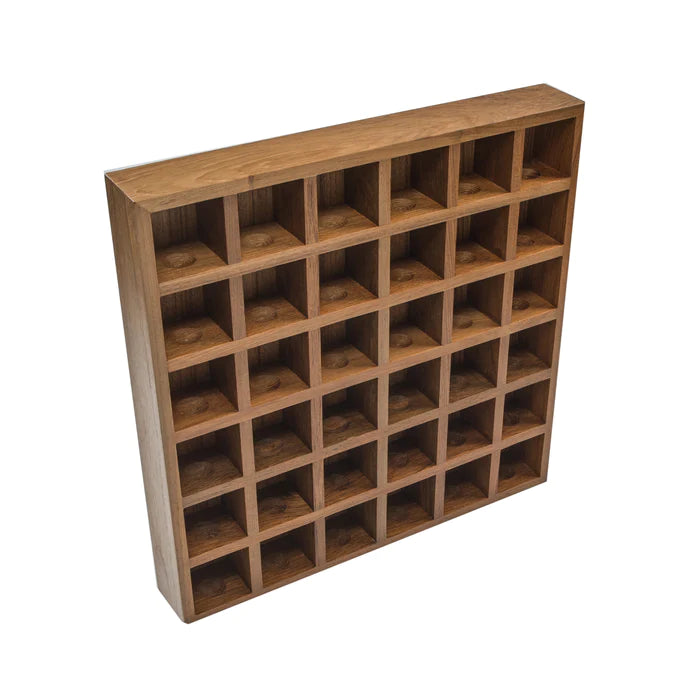 Premium Grade Teak 36 Golf Ball Holder/Display