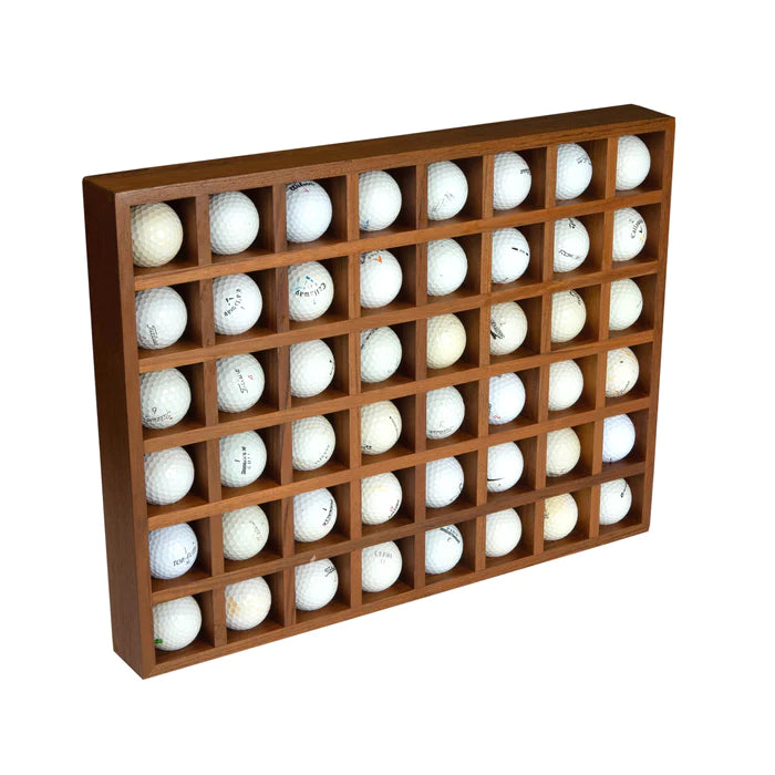 Premium Grade Teak 48 Golf Ball Holder/Display
