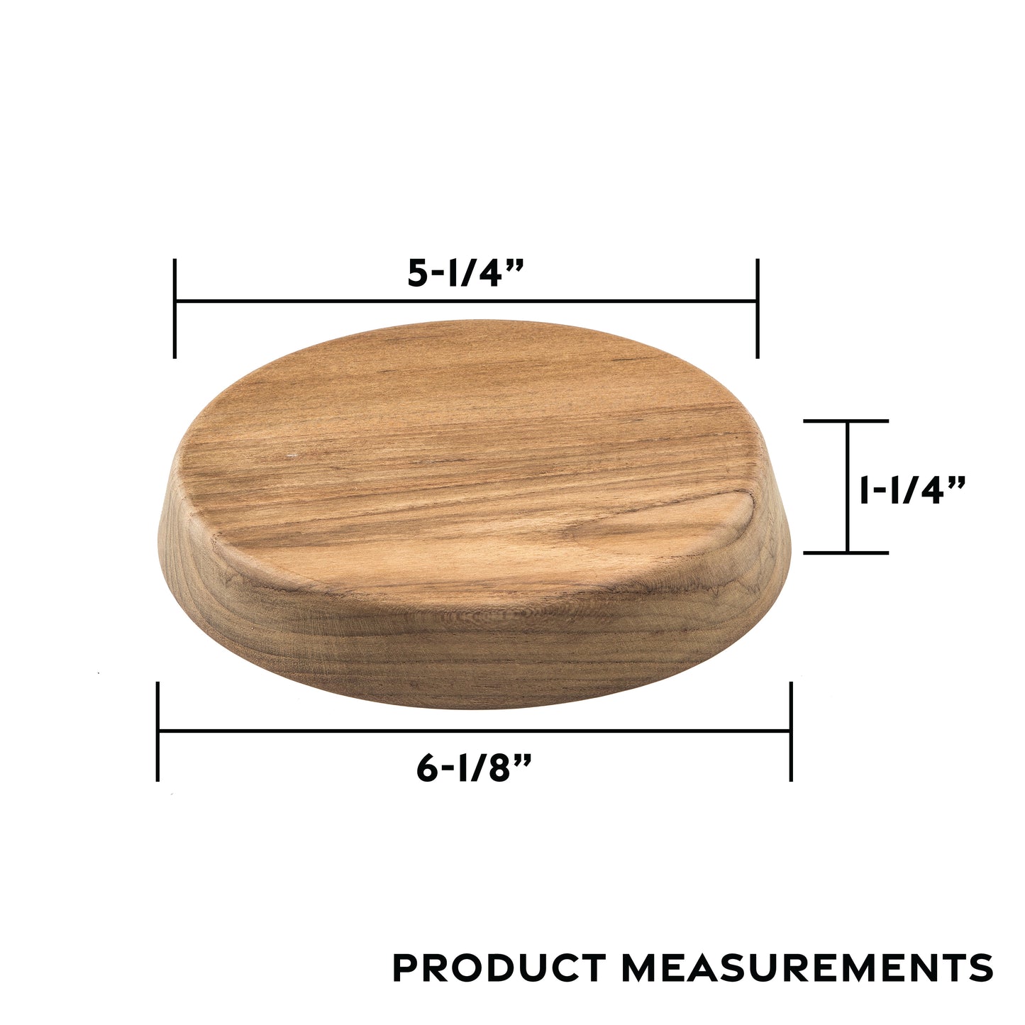 6-1/4" Premium Grade Teak Winch Pads