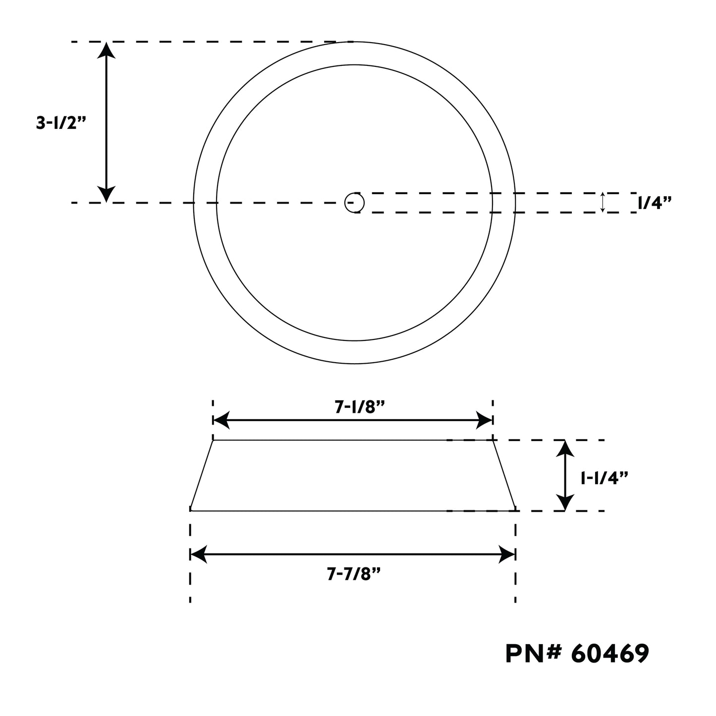 7-7/8" Premium Grade Teak Winch Pads