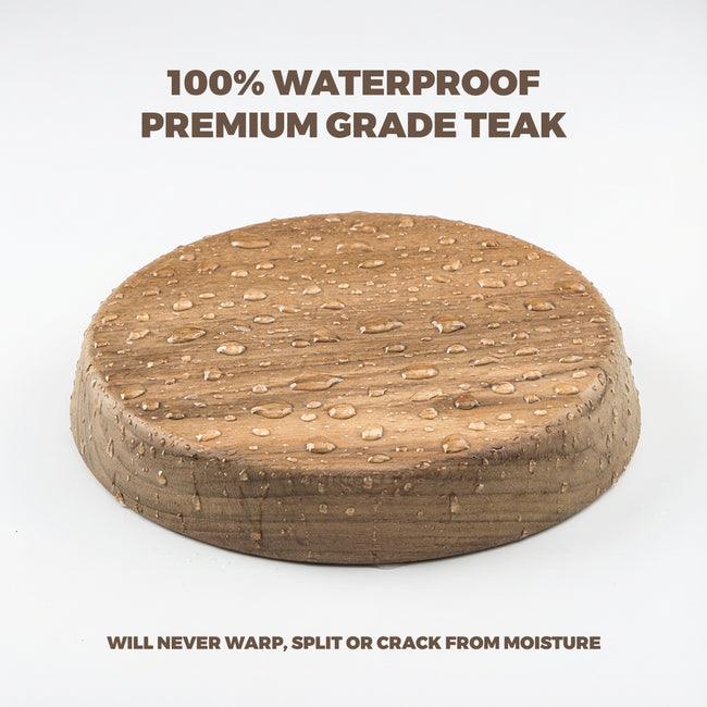 7-7/8" Premium Grade Teak Winch Pads