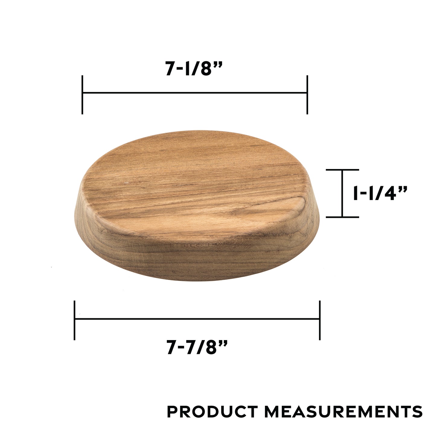 7-7/8" Premium Grade Teak Winch Pads