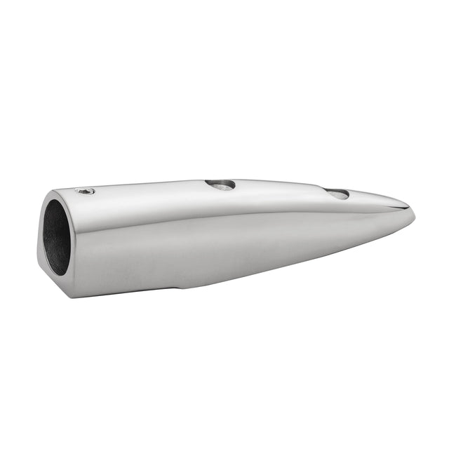 Chrome Plated Zinc 5-1/2° Rail End (End In) Rail Fitting