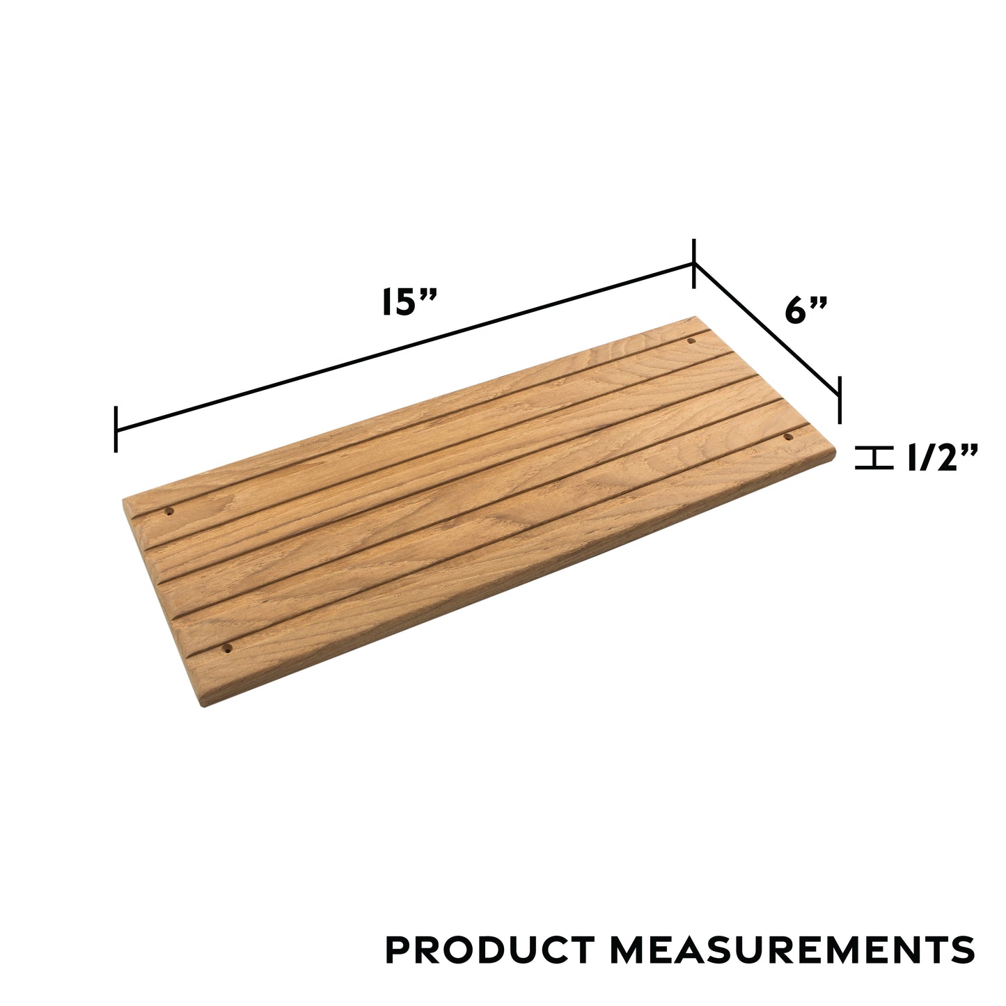 15" Large Premium Grade Teak Deck Step