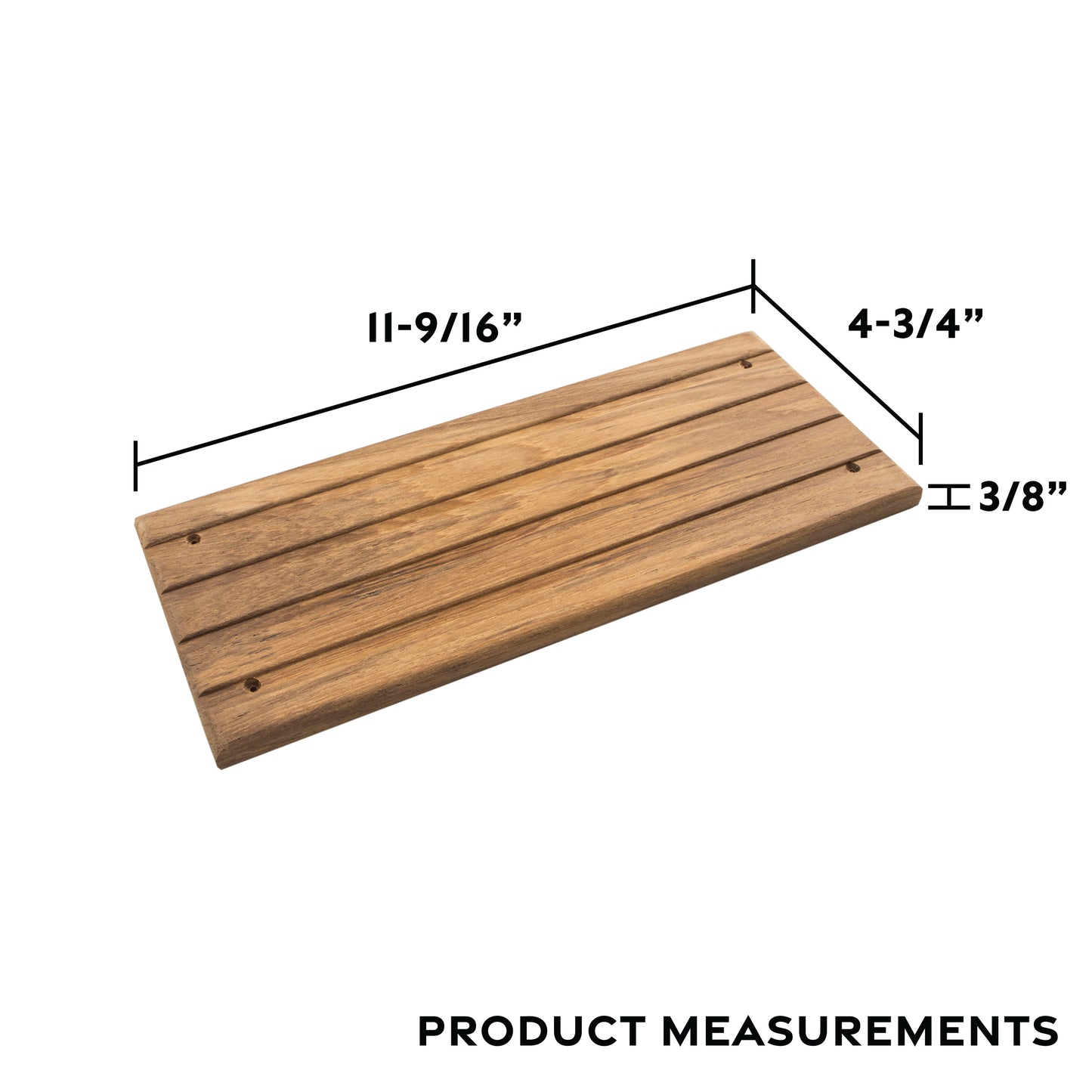11-1/2" Medium Premium Grade Teak Deck Step