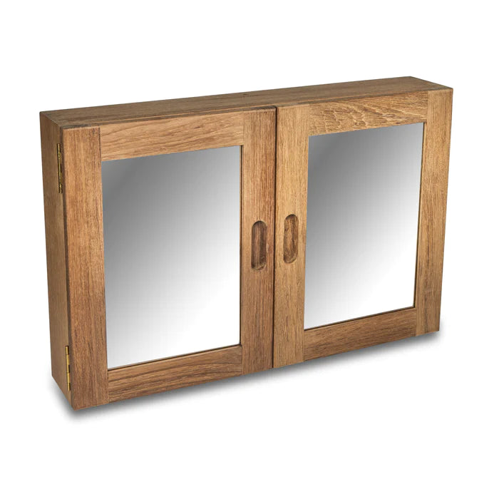 22-1/2" x 15" Premium Grade Teak Large Medicine Chest