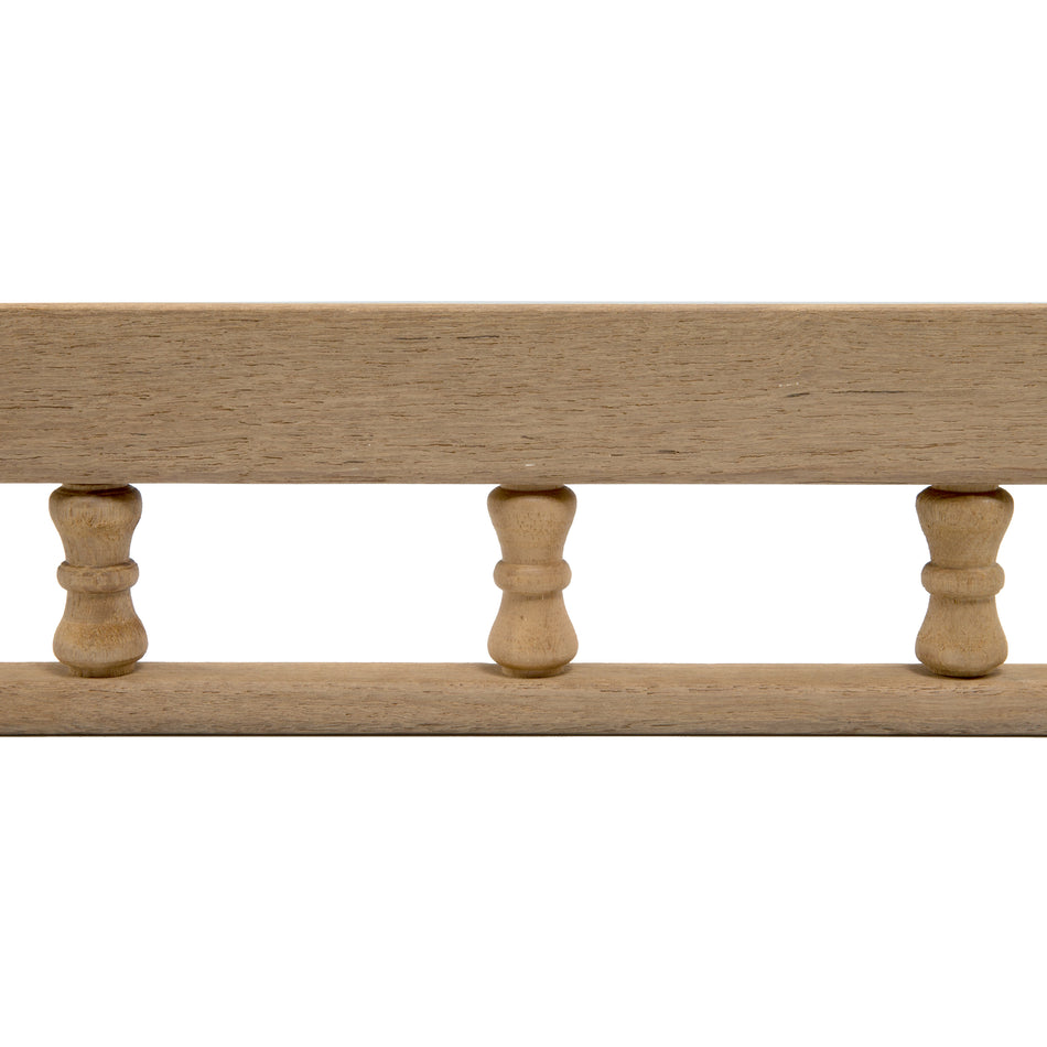 5' Premium Grade Teak Standard Pin Rail