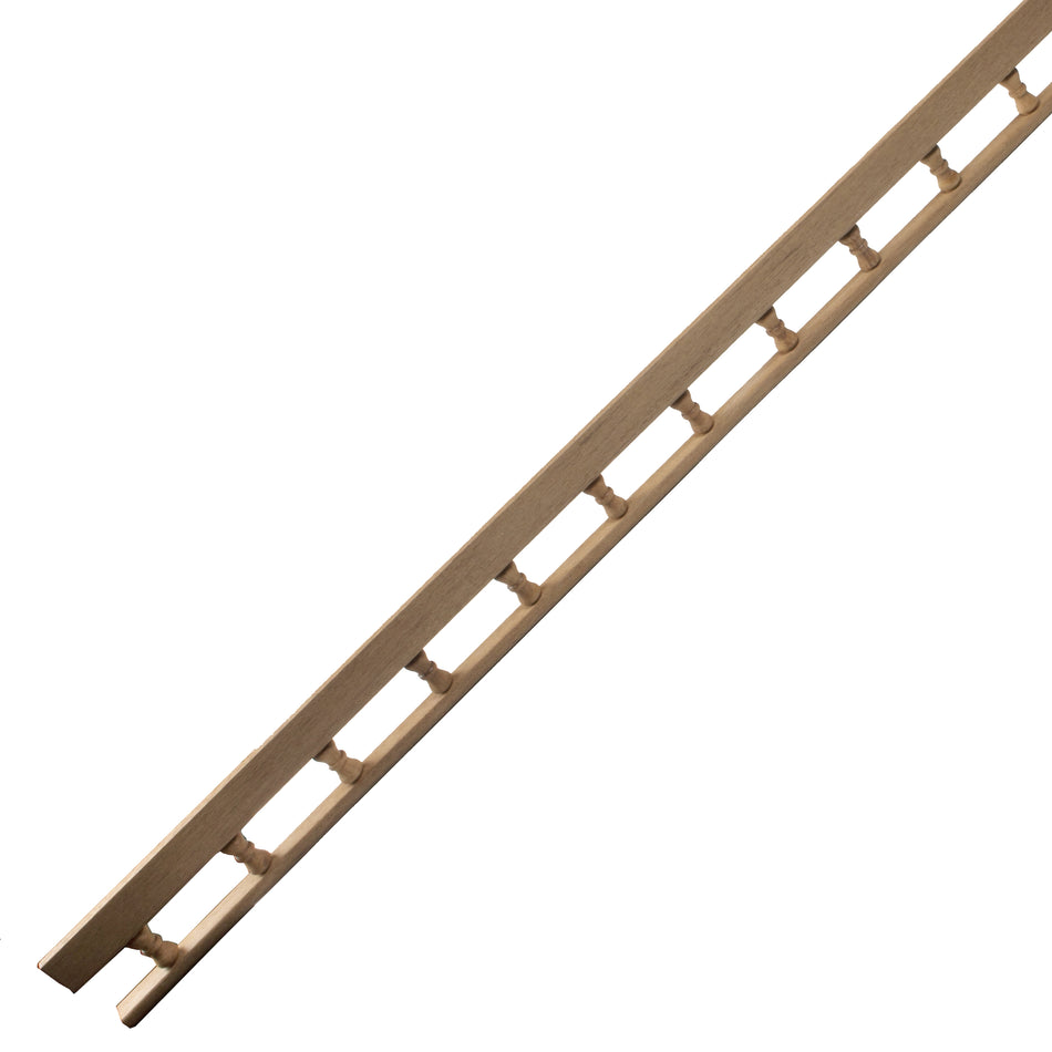 5' Premium Grade Teak Standard Pin Rail