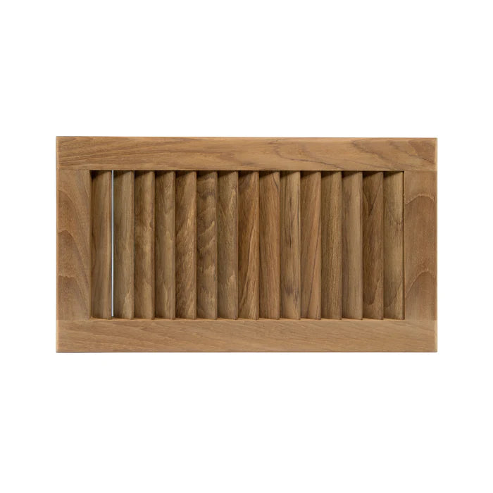 16" Premium Grade Teak Louvered Insert
