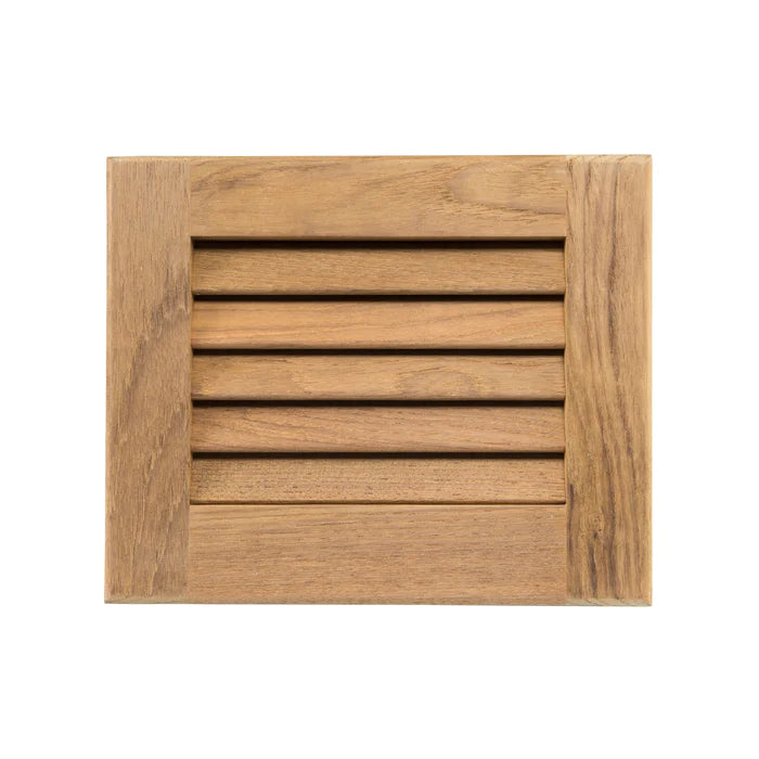 7-1/2" Premium Grade Teak Louvered Insert