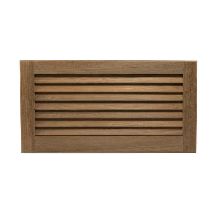 9-3/8" Premium Grade Teak Louvered Insert