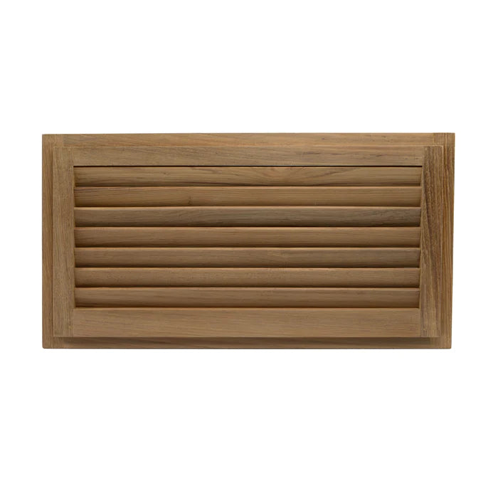 9-3/8" Premium Grade Teak Louvered Insert
