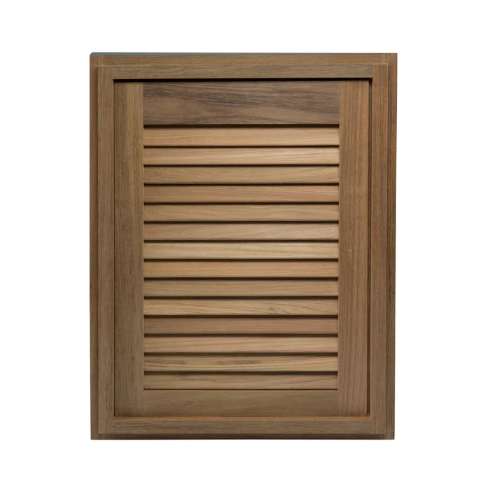 Left Handed 20" Louvered Door & Frame
