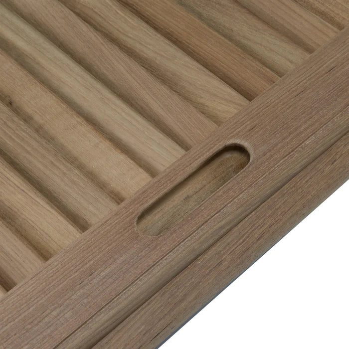 Left Handed 20" Louvered Door & Frame