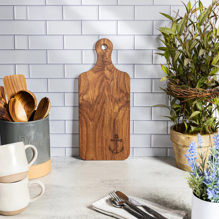 Chef's Collection Teak Small Charcuterie Board