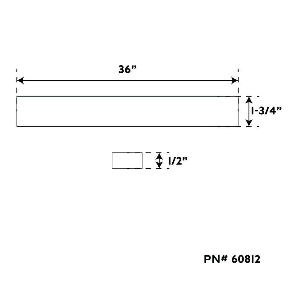 36" x 1-3/4" Premium Grade Teak Lumber