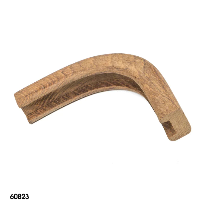 1/2" Premium Grade Teak Track Outside Corner Bulkhead Molding