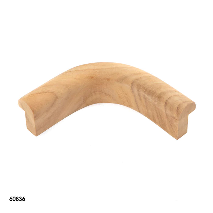 1-3/4" Inside Radius Premium Grade Teak Inside Corner Edge Molding