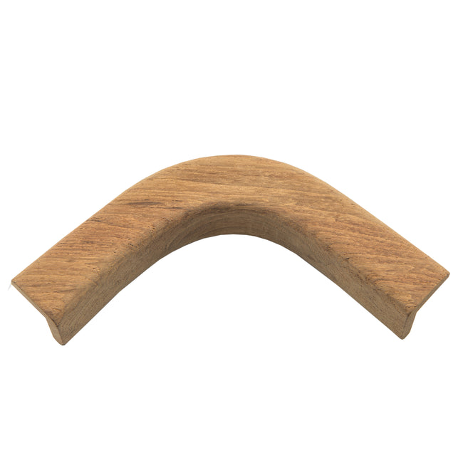 Premium Grade Teak Large Outside L Corner Molding