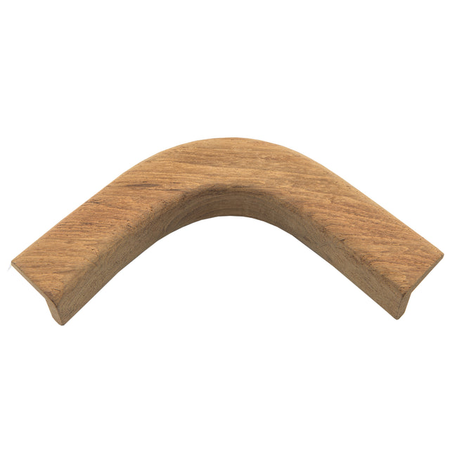 Premium Grade Teak Small Outside L Corner Molding
