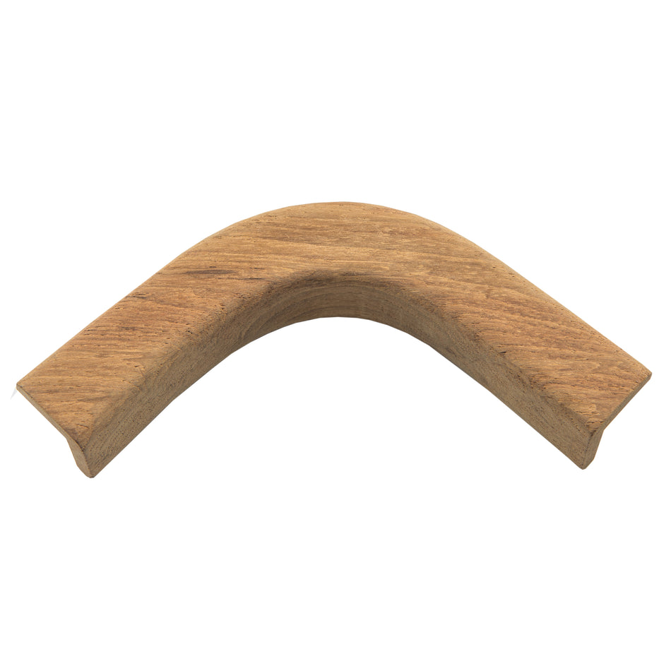 Premium Grade Teak Small Outside L Corner Molding